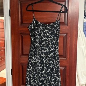 Abercrombie & Fitch Black and White Maxi Dress